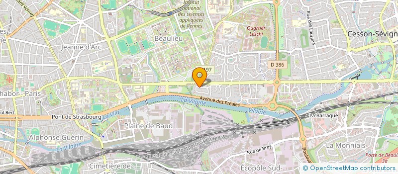 localisation de l'entreprise MADAME ESTHEL GUBETTI  CESSON-SEVIGNE