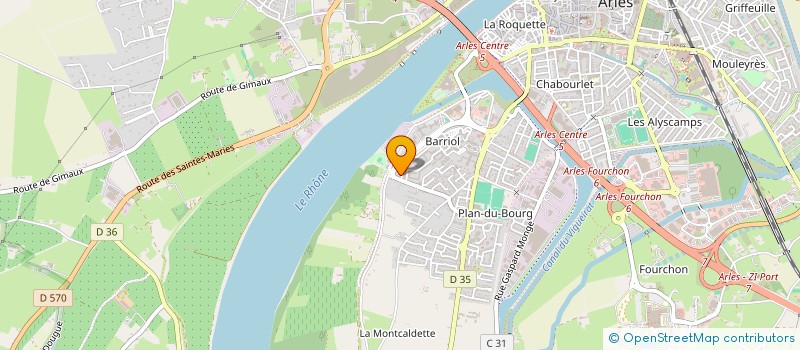 localisation de l'entreprise MADAME ESTHEL MEUNIER  ARLES