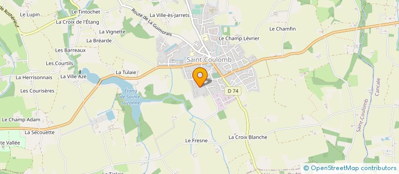 localisation de l'entreprise MADAME ESTHELLE JEHANNE  SAINT-COULOMB