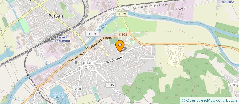 localisation de l'entreprise MADAME ESTHELLE LAFARE  BEAUMONT-SUR-OISE