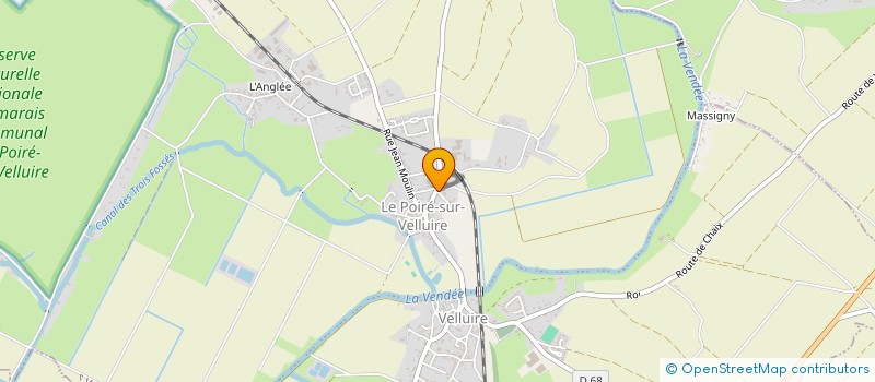 localisation de l'entreprise MADAME ESTHELLE LANDOZ  LES VELLUIRE-SUR-VENDEE