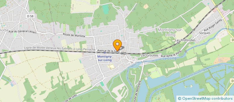 localisation de l'entreprise MADAME ESTHER ASSUIED  MONTIGNY-SUR-LOING