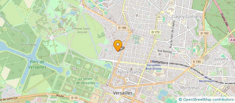 localisation de l'entreprise MADAME ESTHER ATTAL à VERSAILLES