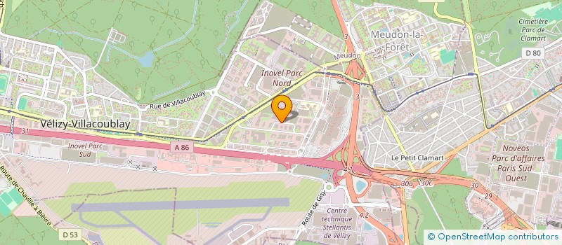 localisation de l'entreprise MADAME ESTHER BEHIRI DADYE  VELIZY-VILLACOUBLAY