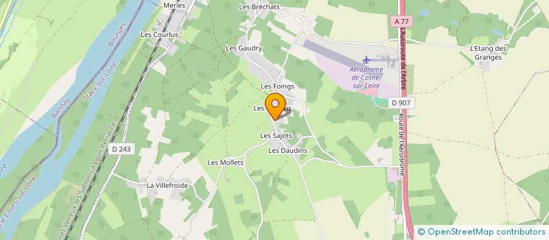 localisation de l'entreprise MADAME ESTHER BERDUGO à COSNE-COURS-SUR-LOIRE