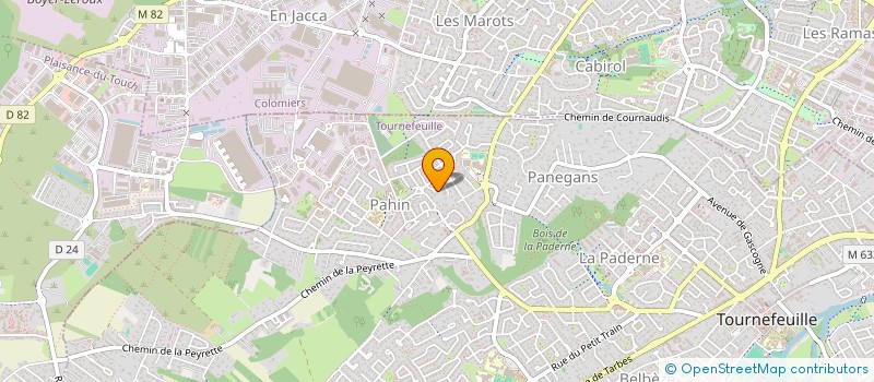 localisation de l'entreprise MADAME ESTHER BIES  TOURNEFEUILLE