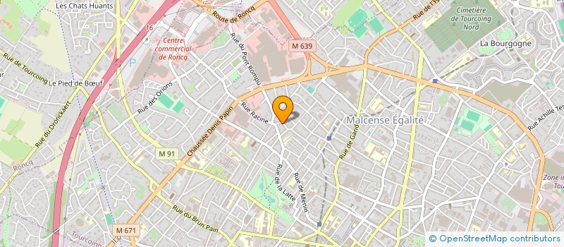 localisation de l'entreprise MADAME ESTHER BOSSUYT  TOURCOING