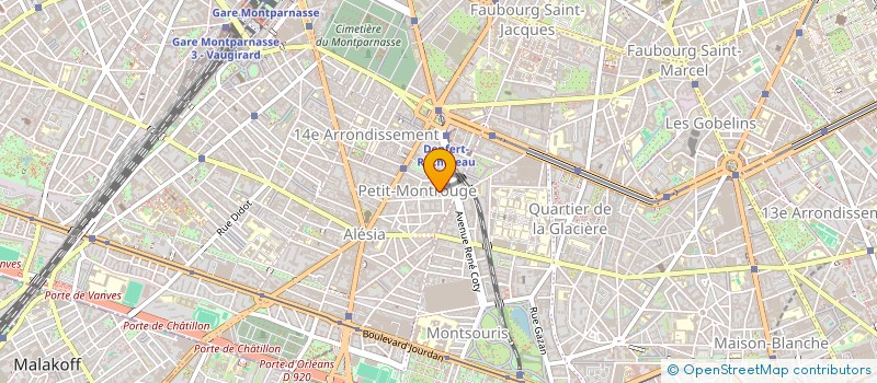 localisation de l'entreprise MADAME ESTHER BOUBLI  MONTROUGE