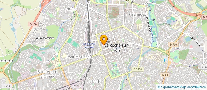 localisation de l'entreprise MADAME ESTHER BOUCHAUD à LA ROCHE-SUR-YON