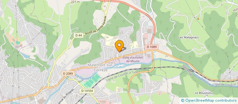 localisation de l'entreprise MADAME ESTHER BREUIL  MALEMORT