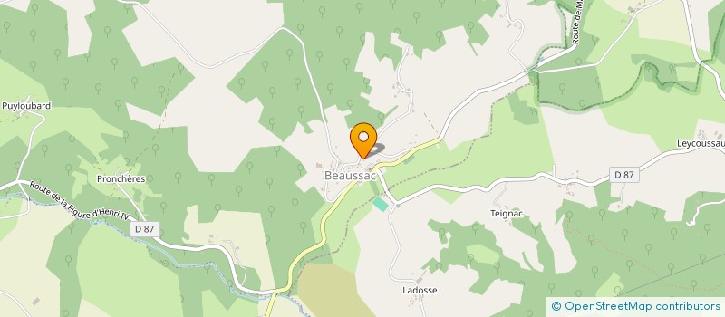 localisation de l'entreprise MADAME ESTHER CARNET  MAREUIL EN PERIGORD