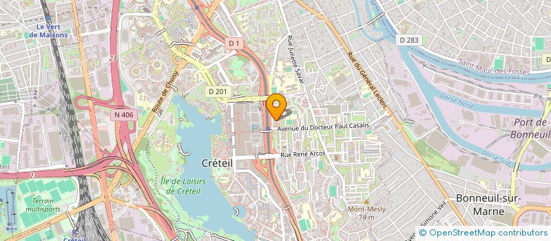 localisation de l'entreprise MADAME ESTHER DAI  CRETEIL