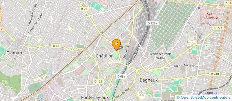 localisation de l'entreprise MADAME ESTHER DAUBISSE à CHATILLON