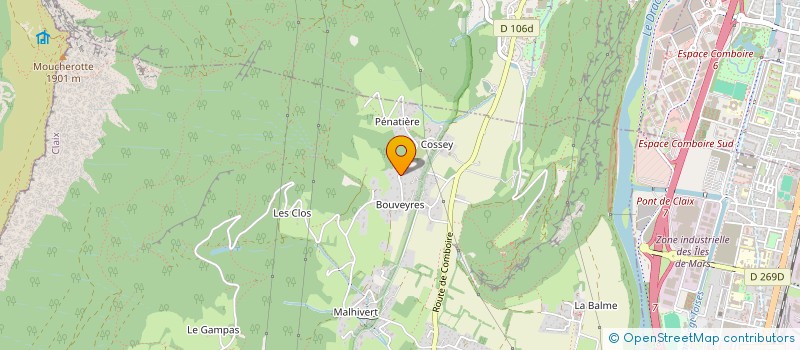 localisation de l'entreprise MADAME ESTHER DENNI  CLAIX