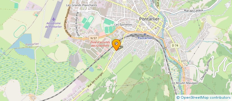 localisation de l'entreprise MADAME ESTHER DORNIER à PONTARLIER