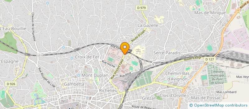 localisation de l'entreprise MADAME ESTHER DURVEL  NIMES