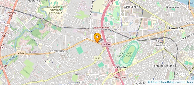 localisation de l'entreprise MADAME ESTHER ELFERSI  TOULOUSE