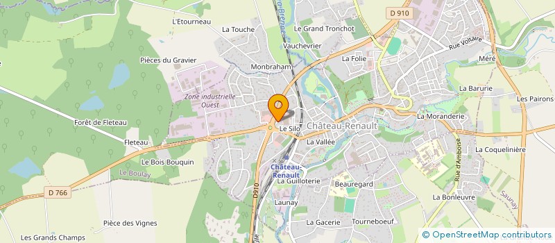 localisation de l'entreprise MADAME ESTHER ELICE  CHATEAU-RENAULT