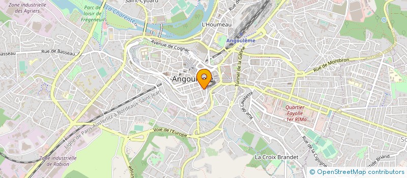 localisation de l'entreprise MADAME ESTHER EXCOFFIER à ANGOULEME