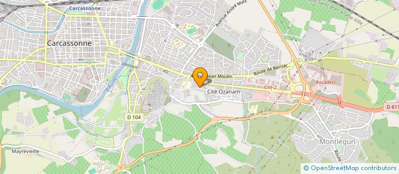 localisation de l'entreprise MADAME ESTHER FRANCESCHETTI  CARCASSONNE