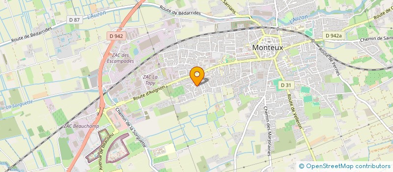 localisation de l'entreprise MADAME ESTHER GATTI  MONTEUX