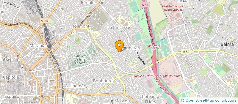 localisation de l'entreprise MADAME ESTHER GELINEAU à TOULOUSE