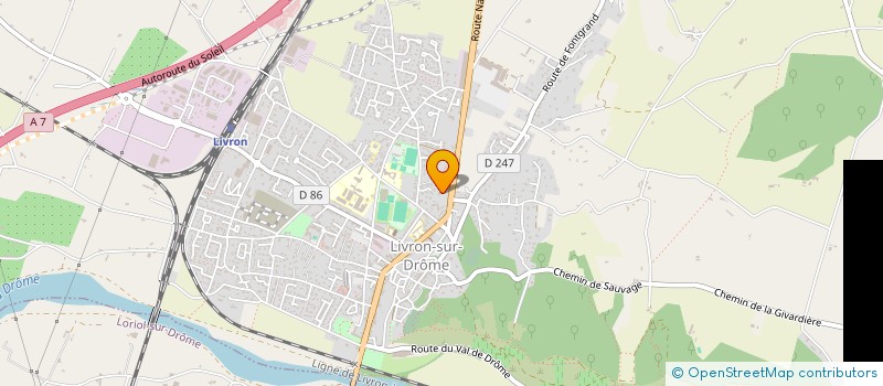 localisation de l'entreprise MADAME ESTHER GERARD  LIVRON-SUR-DROME