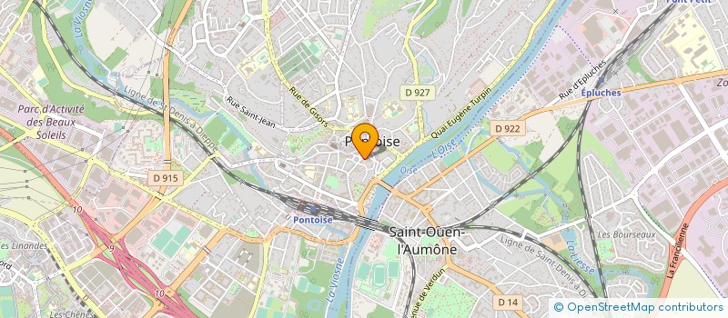 localisation de l'entreprise MADAME ESTHER GOUMAN  PONTOISE