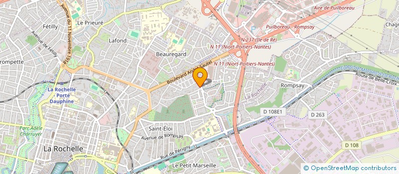 localisation de l'entreprise MADAME ESTHER GRAVELEAU  LA ROCHELLE