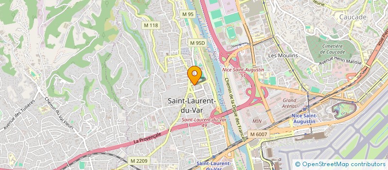 localisation de l'entreprise MADAME ESTHER GRECO à SAINT-LAURENT-DU-VAR