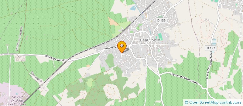 localisation de l'entreprise MADAME ESTHER GRENIER  BEAUVOISIN