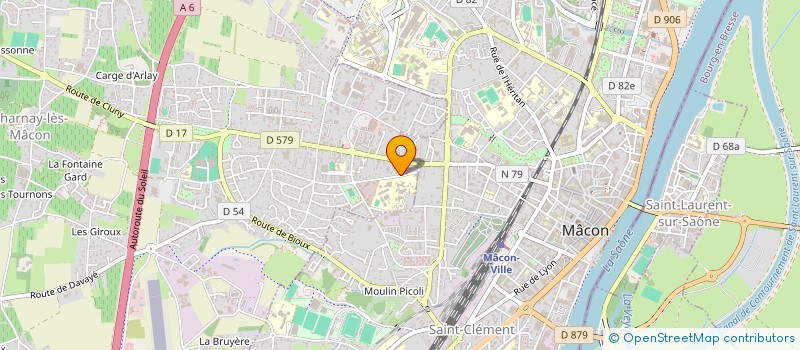 localisation de l'entreprise MADAME ESTHER GROLLIER à CHARNAY-LES-MACON