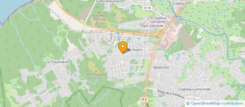 localisation de l'entreprise MADAME ESTHER GUERSAINT  MATOURY