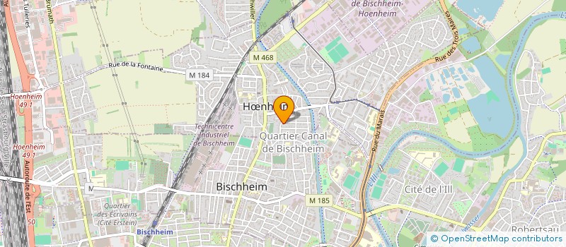 localisation de l'entreprise MADAME ESTHER HENRY  BISCHHEIM