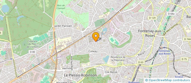 localisation de l'entreprise MADAME ESTHER HESS à CLAMART