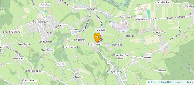 localisation de l'entreprise MADAME ESTHER JANELL HECKMAN  PEILLONNEX