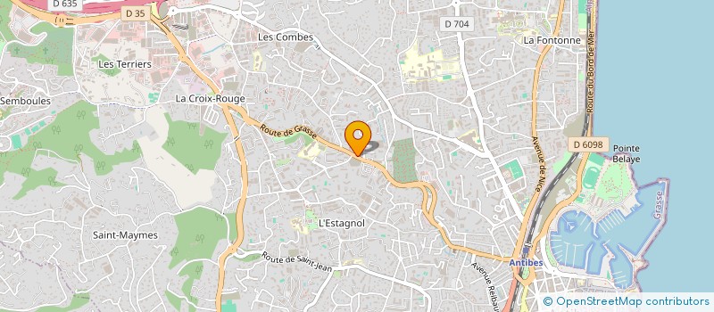 localisation de l'entreprise MADAME ESTHER JAVOIS  ANTIBES