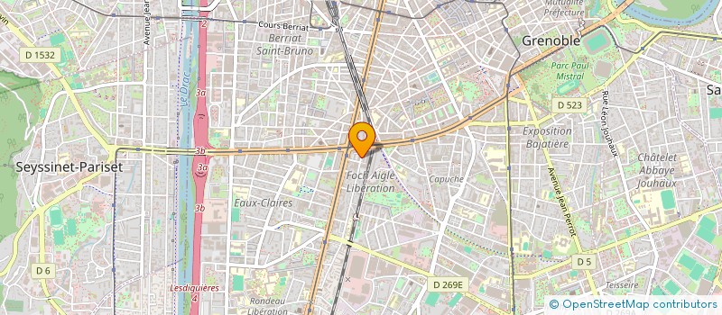 localisation de l'entreprise MADAME ESTHER KOUADIO à GRENOBLE