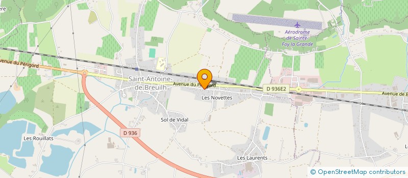 localisation de l'entreprise MADAME ESTHER LAORDEN à SAINT-ANTOINE-DE-BREUILH