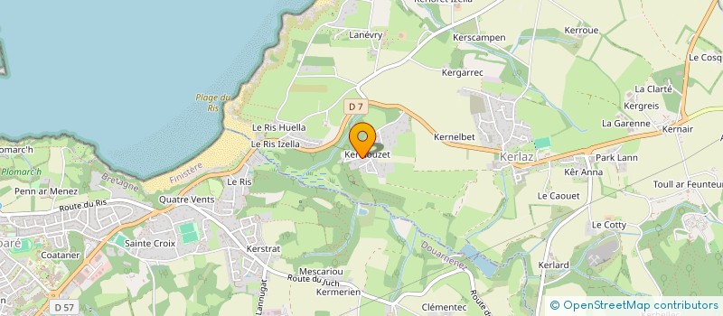 localisation de l'entreprise MADAME ESTHER-LAURE ABLE  KERLAZ