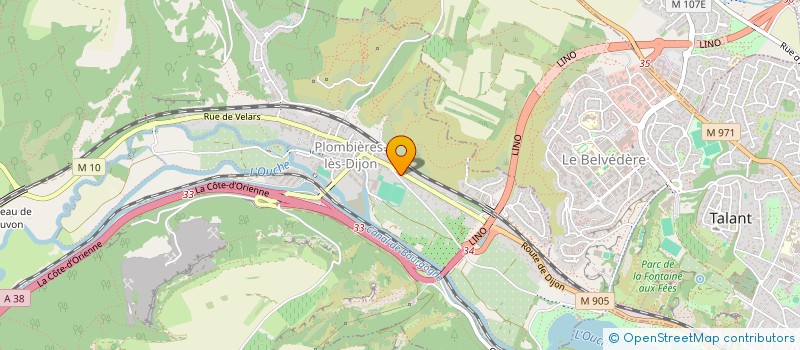 localisation de l'entreprise MADAME ESTHER LOUET  PLOMBIERES-LES-DIJON