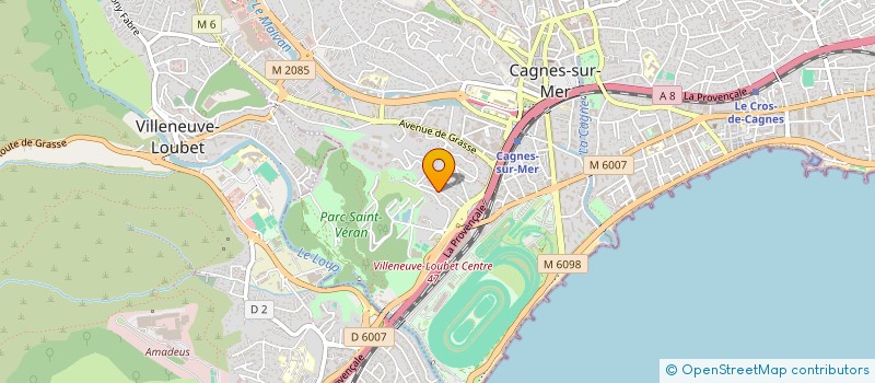 localisation de l'entreprise MADAME ESTHER LY à CAGNES-SUR-MER