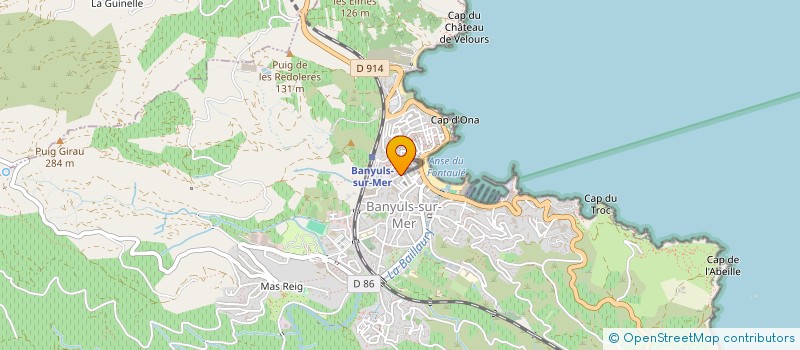 localisation de l'entreprise MADAME ESTHER MAUD  BANYULS-SUR-MER