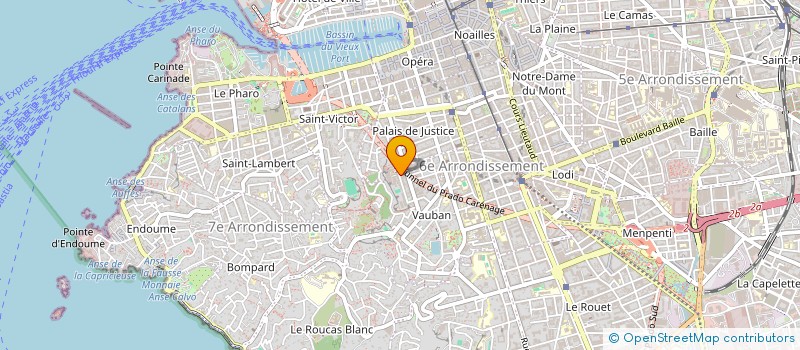 localisation de l'entreprise MADAME ESTHER MEGARD à MARSEILLE
