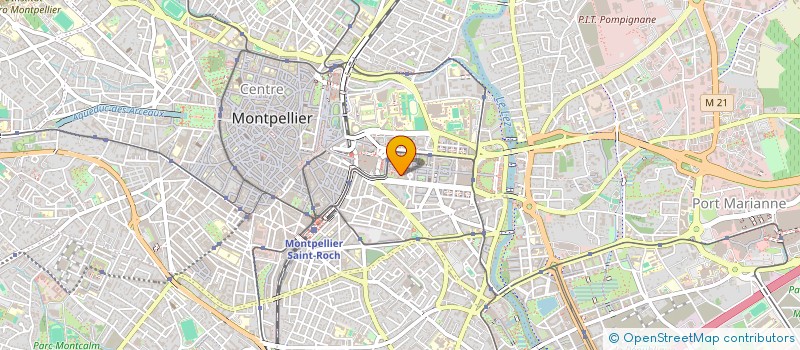 localisation de l'entreprise MADAME ESTHER MENTZ  MONTPELLIER