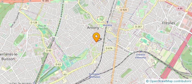 localisation de l'entreprise MADAME ESTHER MIQUEL  ANTONY