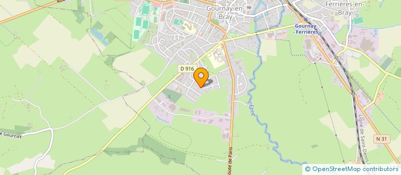 localisation de l'entreprise MADAME ESTHER MPASSI LOUBOLOKO  GOURNAY-EN-BRAY