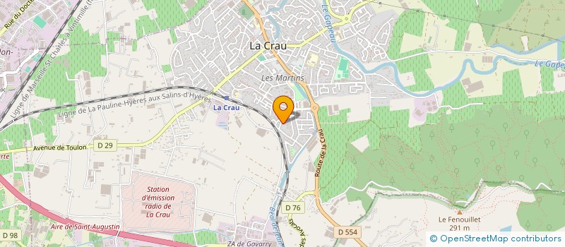 localisation de l'entreprise MADAME ESTHER MURA  LA CRAU