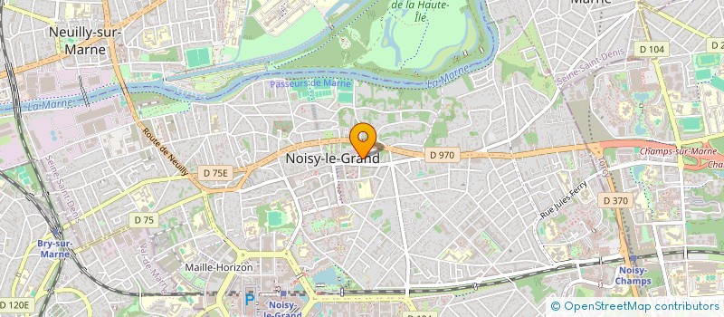 localisation de l'entreprise MADAME ESTHER OMEONGA  NOISY-LE-GRAND