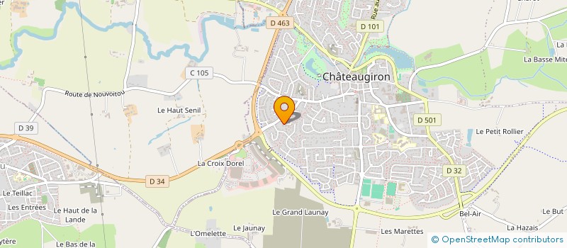 localisation de l'entreprise MADAME ESTHER PARICHI  CHATEAUGIRON